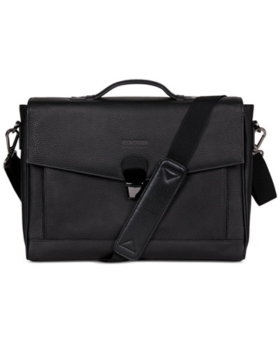 Kenneth Cole Leather Laptop Briefcase