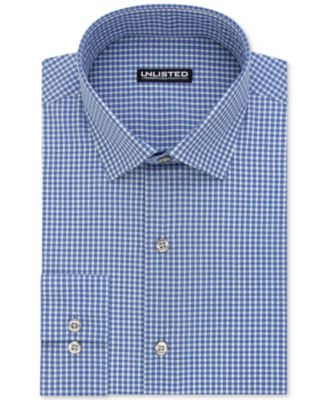 Kenneth Cole Unlisted Men s Slim Fit Check Dress Shirt Macy s