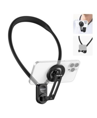 GP15 Magnetic Quick-Release Adjustable Neck Mount Holder Compatible with MagSafe and Action Cameras
