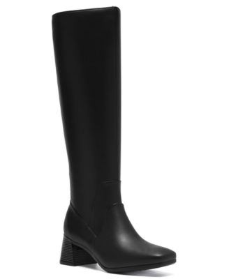 Women's Marriann Chic Knee-High Square Toe Block Heel Boots