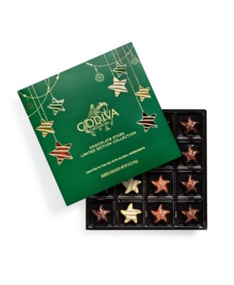 Holiday Stars Chocolate Gift Box, 16 Piece