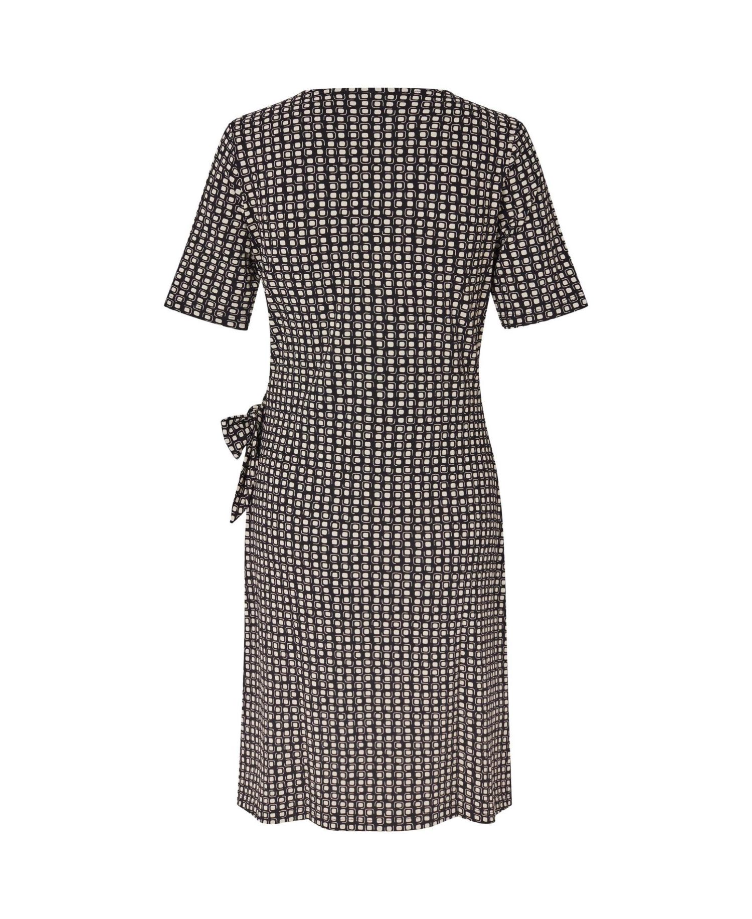 Women's Raven V-Neck Short-Sleeve Wrap Dress
