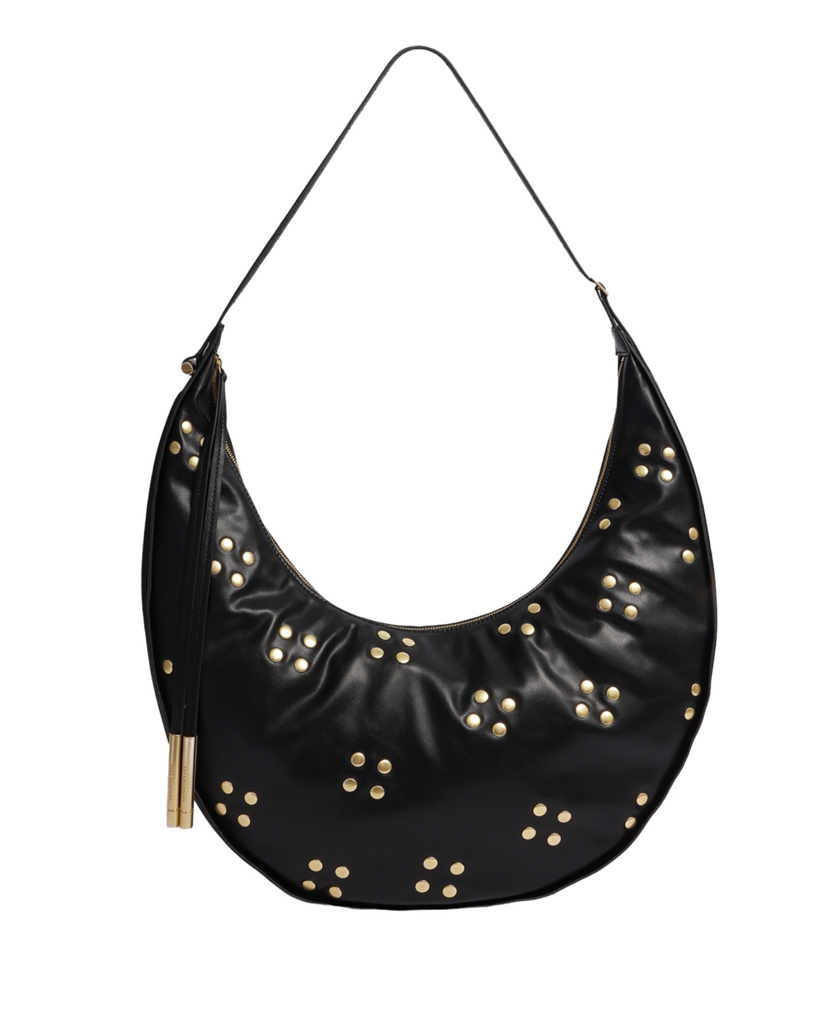Kenneth Cole Highline Banana Large Floral Stud Hobo Handbag