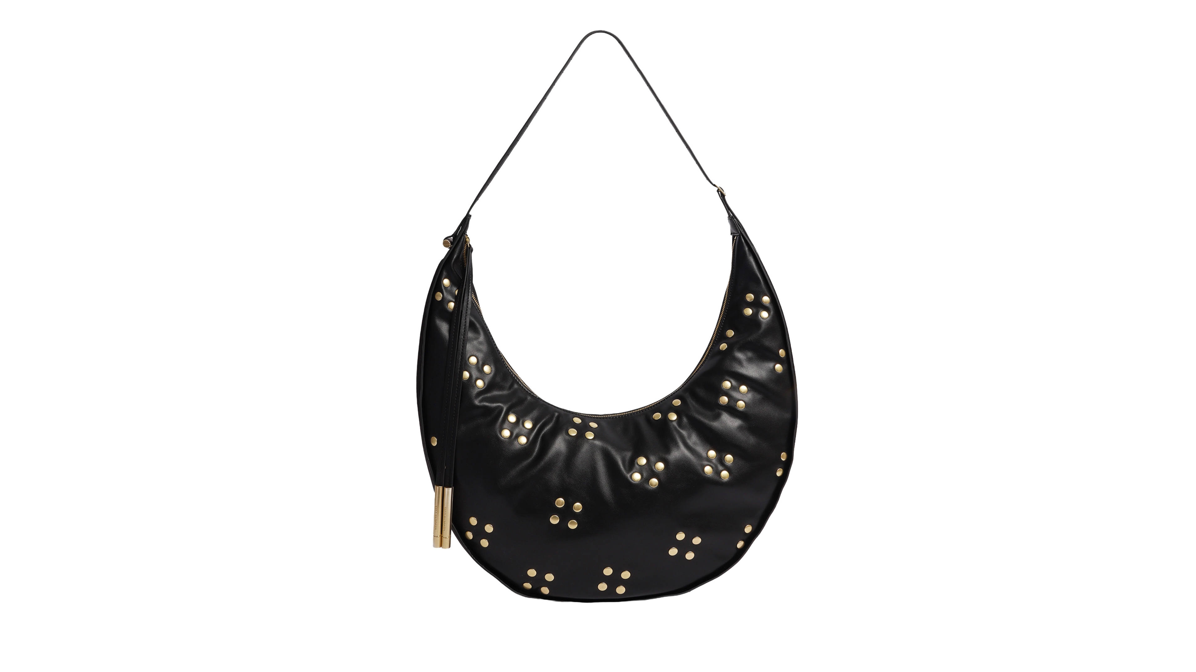 Kenneth Cole Highline Banana Large Floral Stud Hobo Handbag