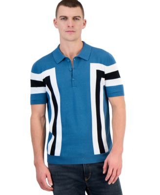 Hugo Men's Spolo Regular-Fit Short-Sleeve Striped Polo Shirt