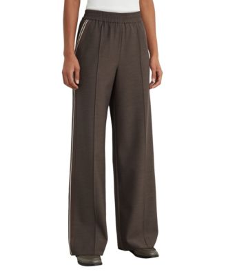 Women's Marlow Melange Pull-On Wide-Leg Pants