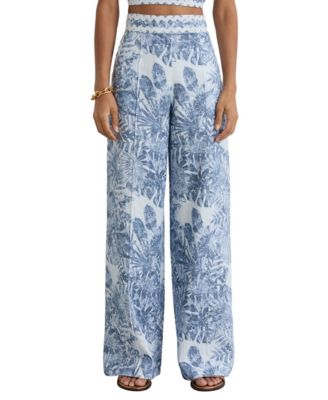 Women's Mila High-Waisted Linen Pants