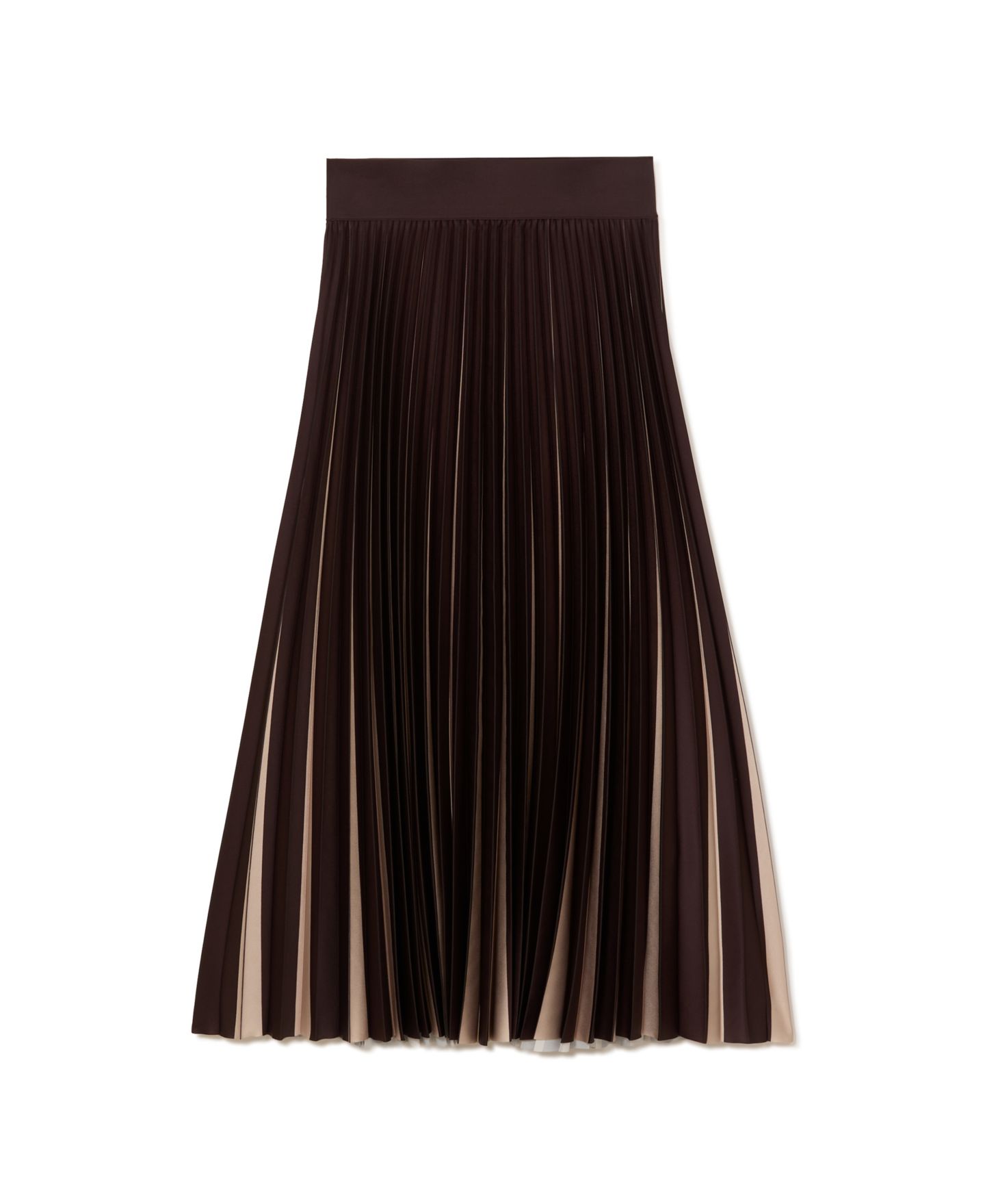 Женская юбка REISS Serena Two-Tone Pleated Midi, цвет: Виноградный — фото 5