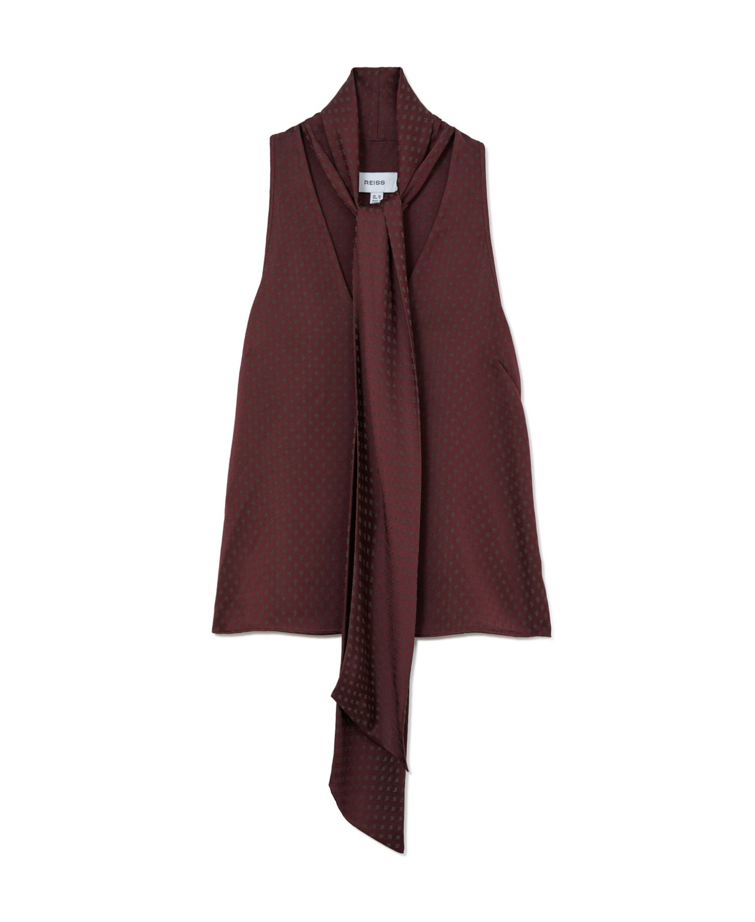Women's Tilly Cowl Neck Jacquard Blouse