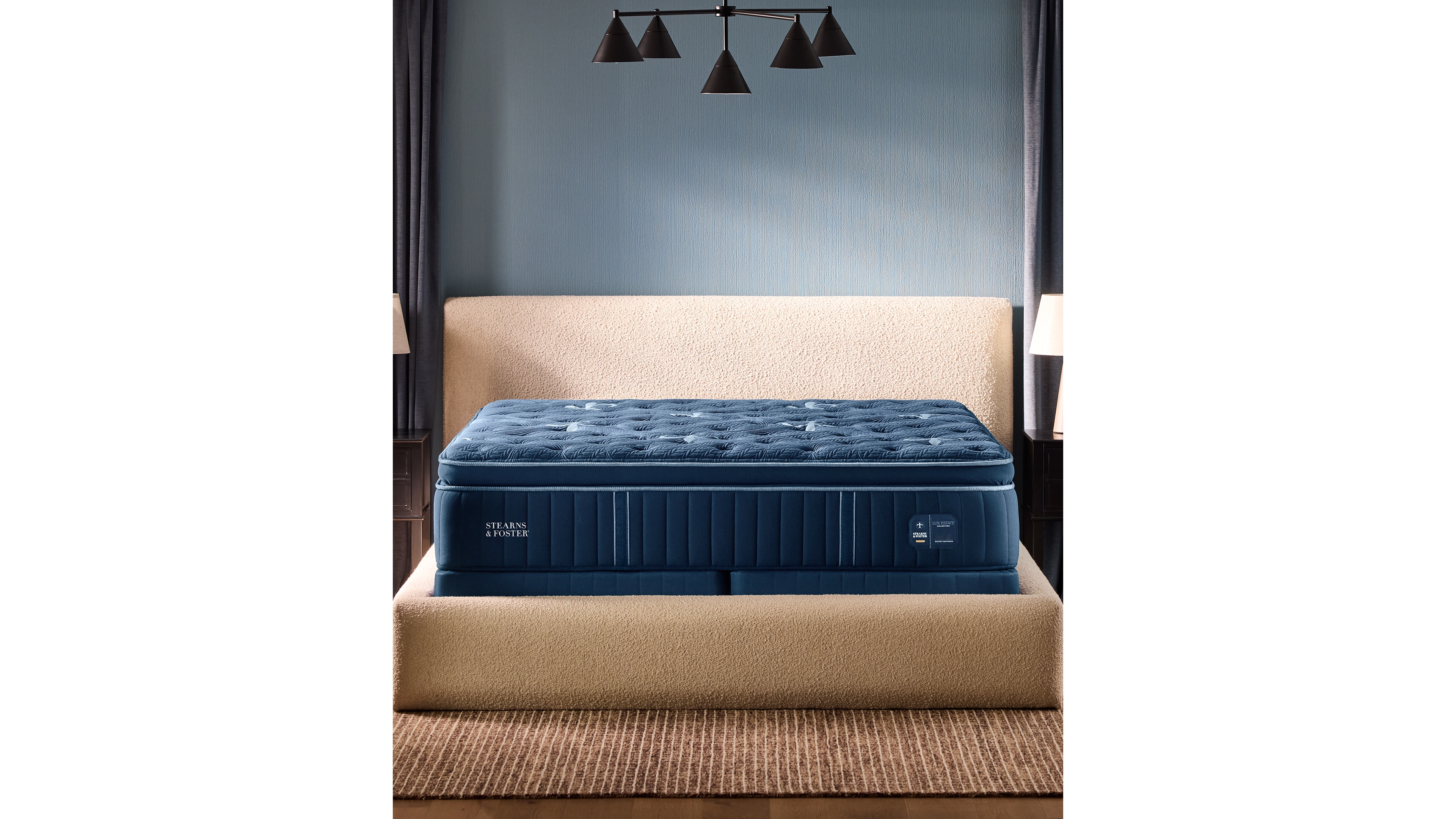 Stearns & Foster Lux Estate Ii 16" Medium Euro Pillow Top Mattress, King
