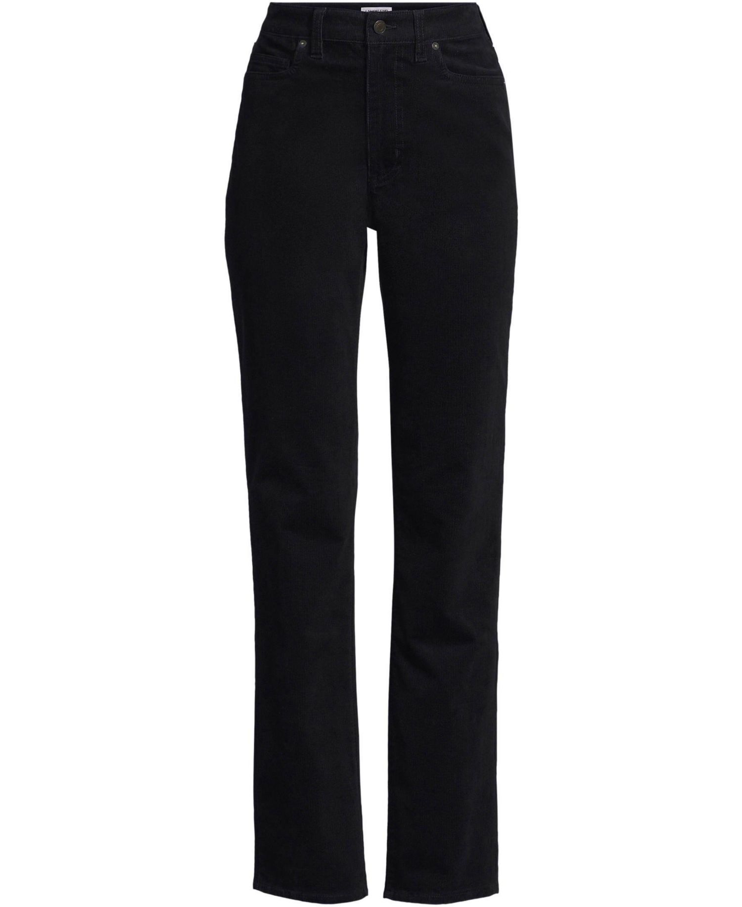 Women's Fine Wale Corduroy High Rise Straight Leg Pants
