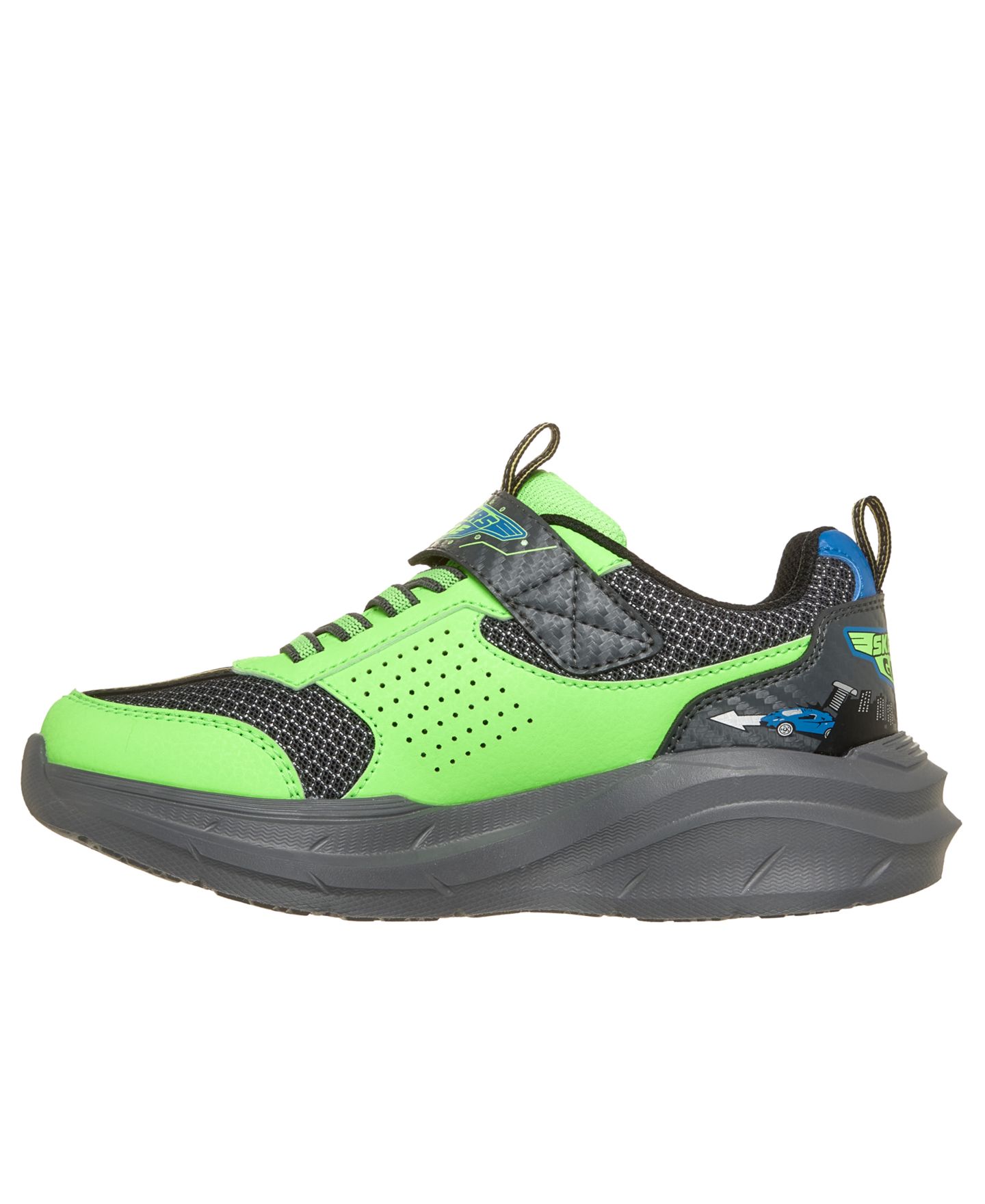 Кроссовки Skechers Garage Slip-On Low Top Athletic Sneakers from Finish Line для мальчиков, цвет: Лаймовый — фото 3