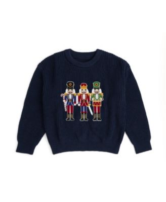 Baby Boys' Nutcracker Patch Long-Sleeve Sweater