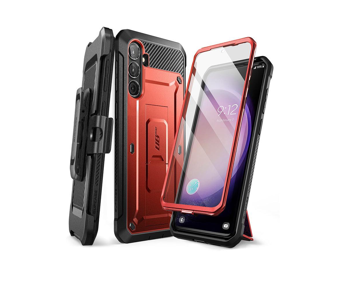 Supcase Unicorn Beetle Pro Rugged Phone Case for Samsung Galaxy S23 Fe - Red