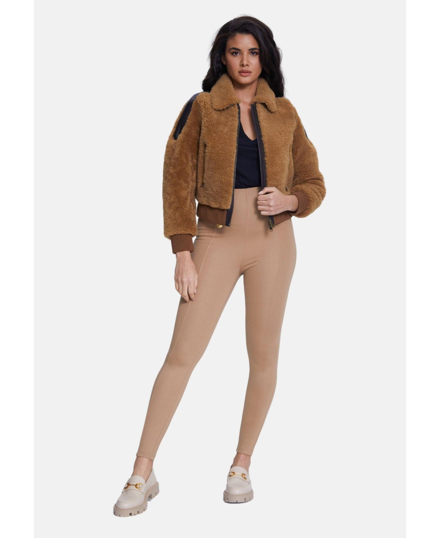 Women's Selina Sheepskin Teddy Jacket