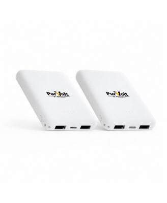 PB5 Wireless 5000mAh Magnetic Power Bank, 2-Pack Compatible with Qi-Enabled Devices