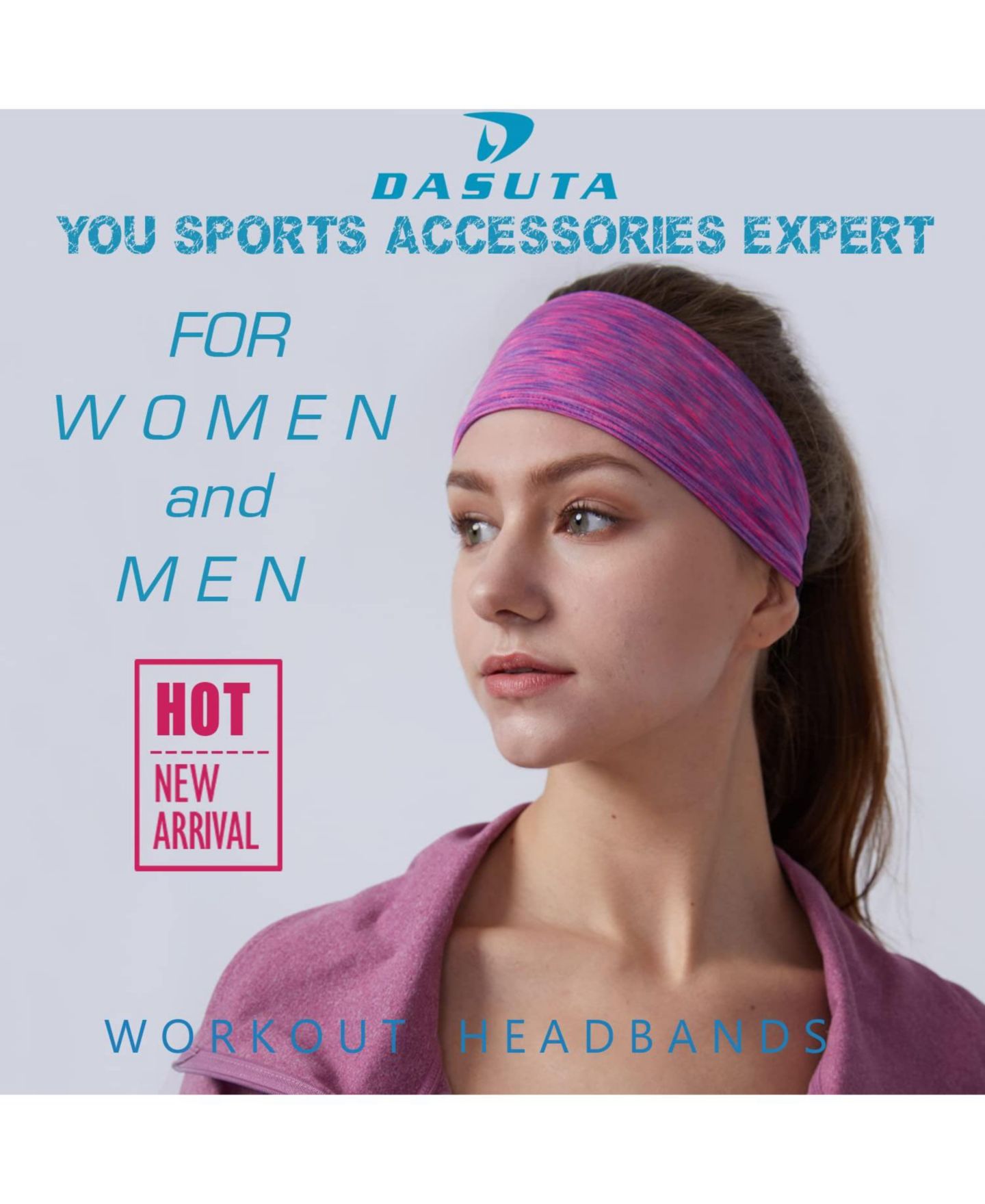 Аксессуары для волос Furlihong Unisex Athletic Running Headbands — фото 4