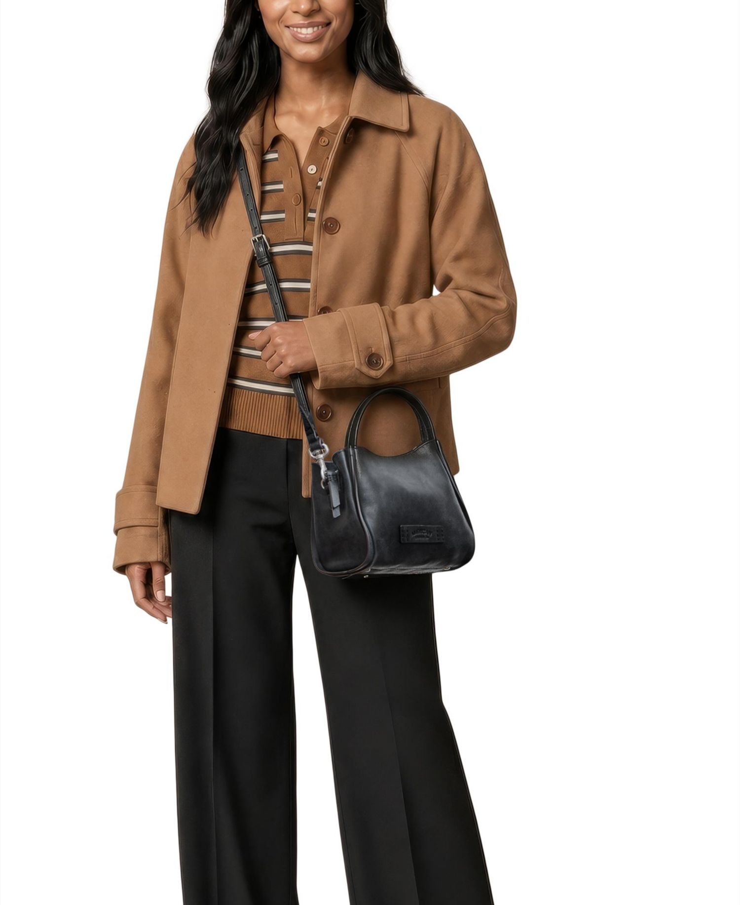 Auburn Genuine Leather Mini Crossbody