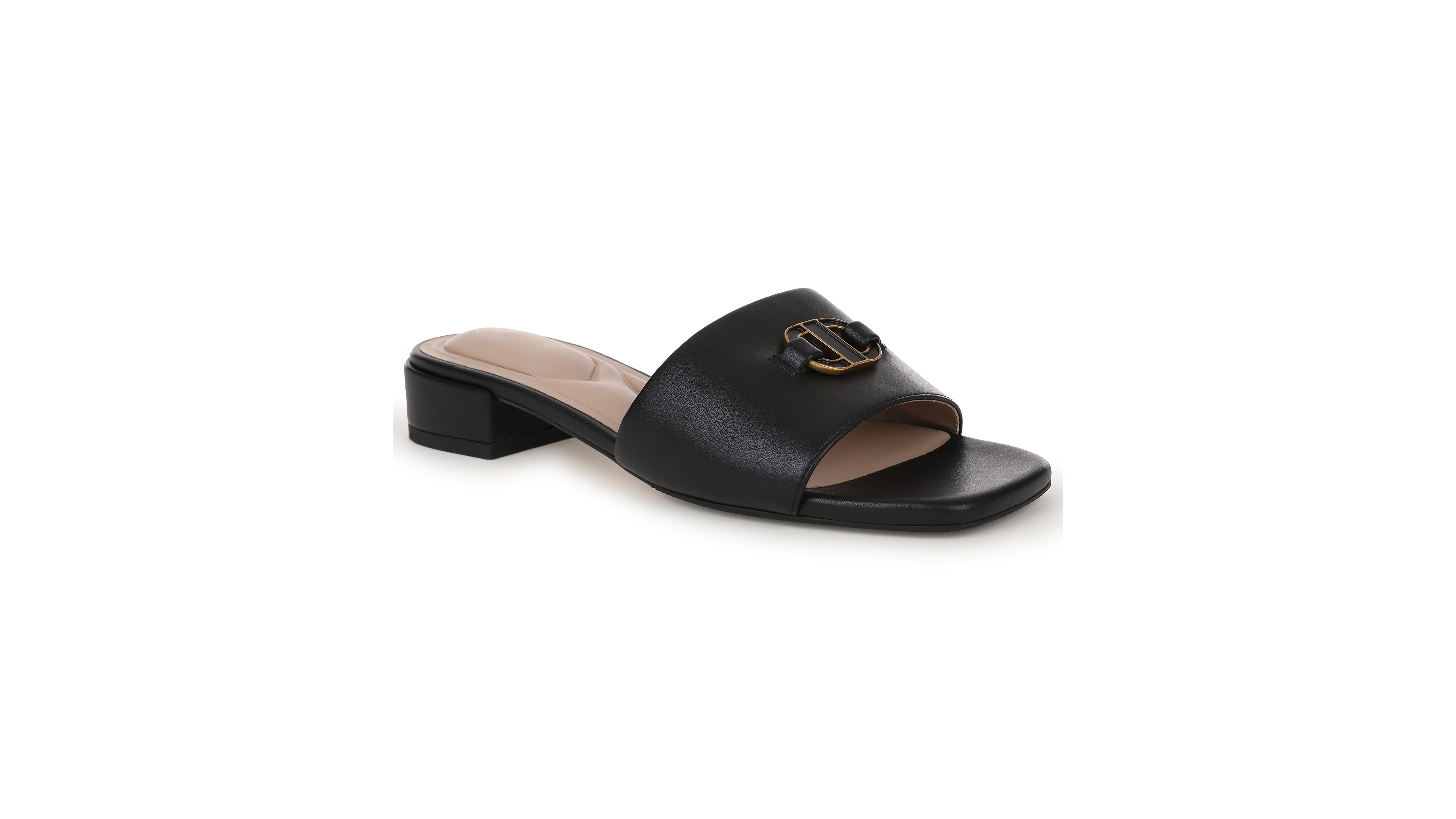 Giani Bernini Women's Tishah Square Toe Faux Leather Flat Sandals, Macy's Exclusive