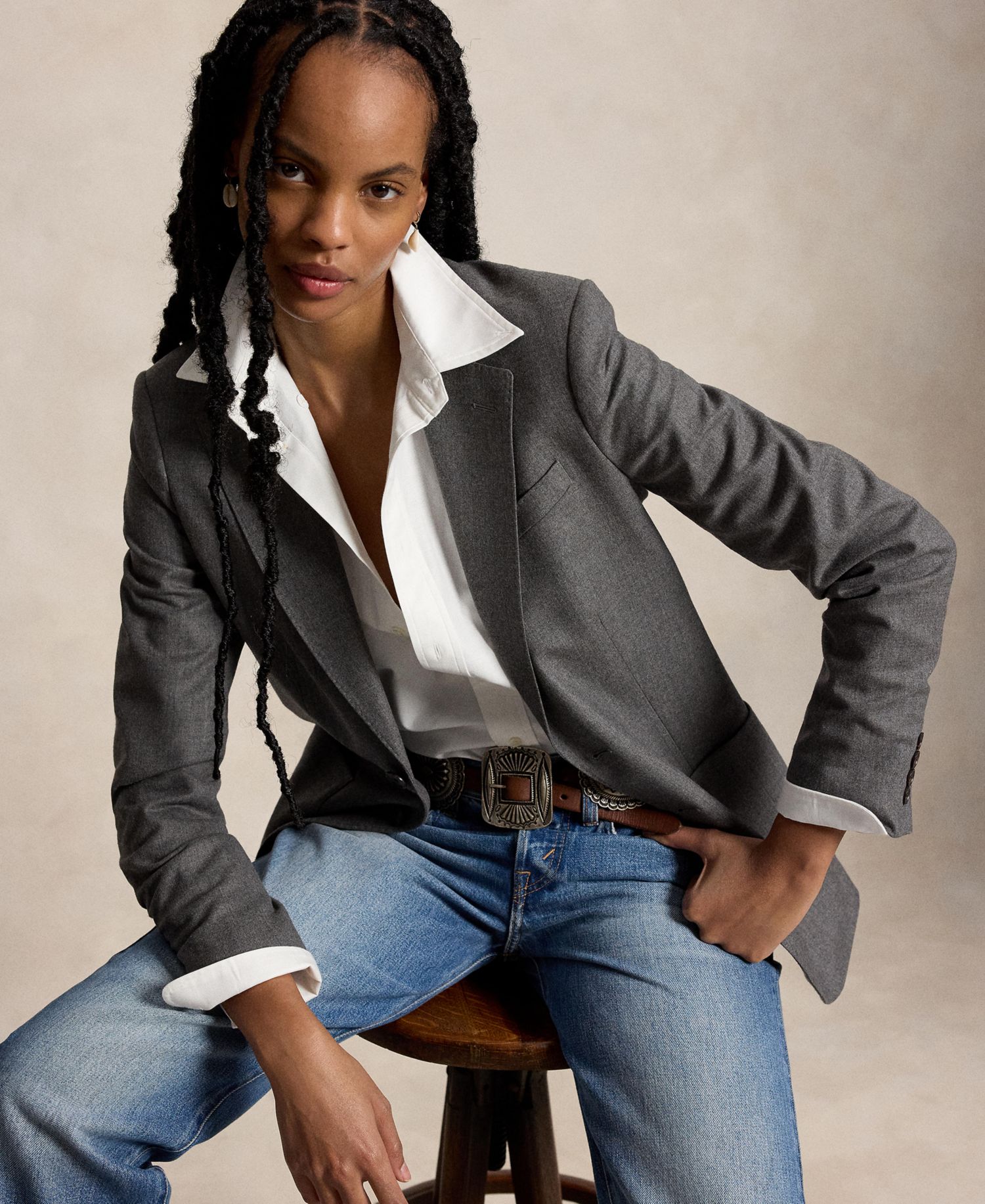 Women's High-Rise Relaxed Straight-Leg Jeans