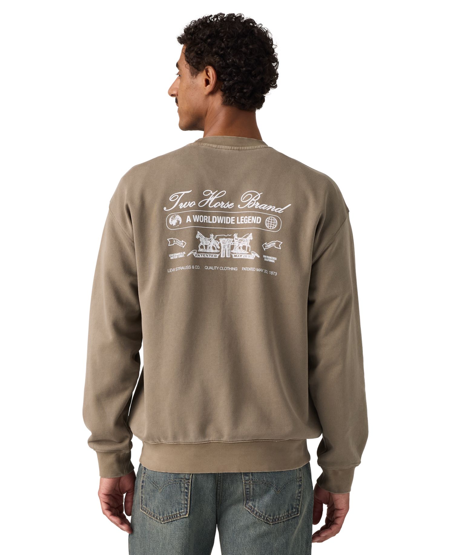 Men's Sunset Graphic Crewneck Sweatshirt
