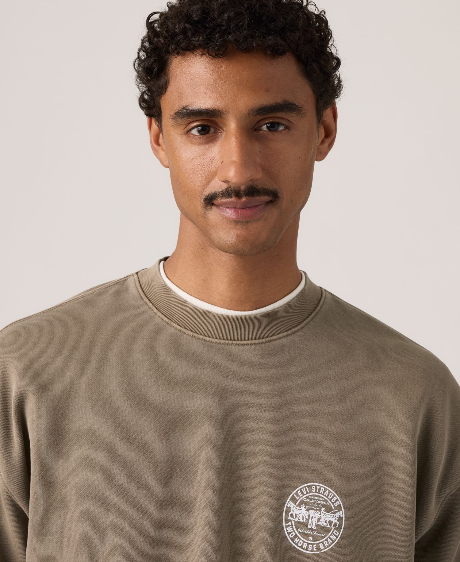Men's Sunset Graphic Crewneck Sweatshirt
