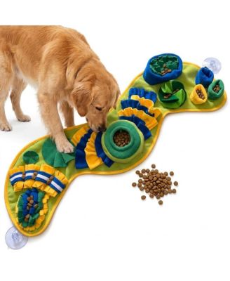 Slow Feeder Dog Cat Snuffle Mat Brain Stimulation Anxiety Relief Foraging Toy