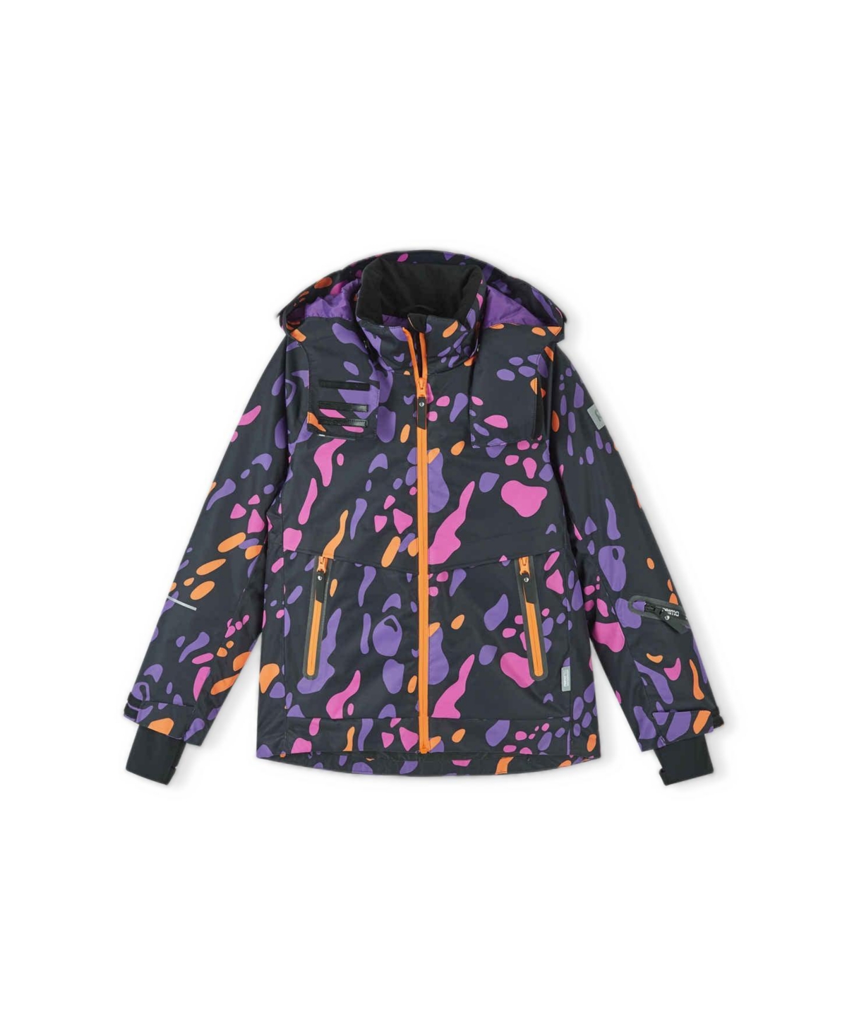 Reima Boys' and Girls' Posio Waterproof Hooded Jacket - Plum purple