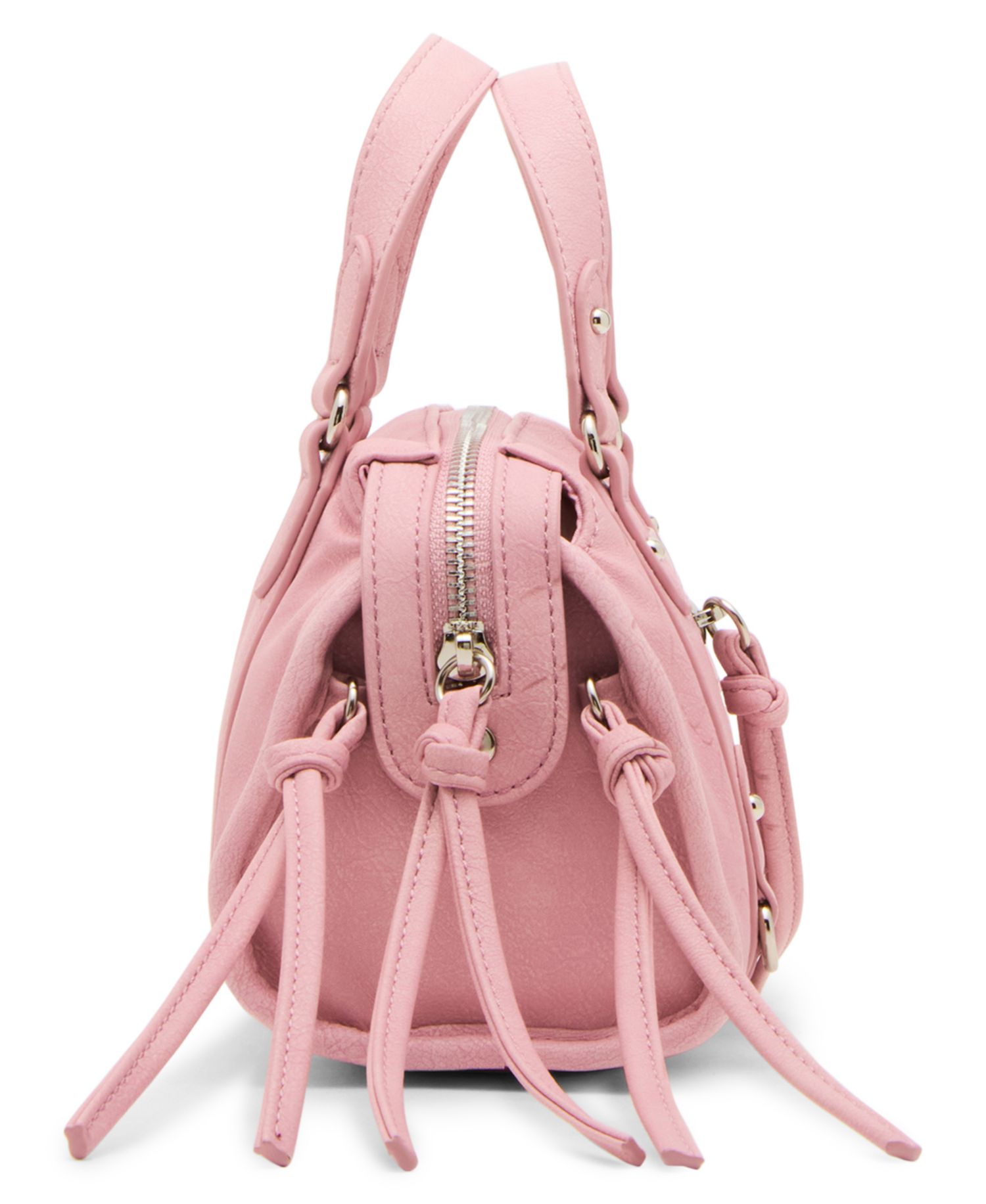Mini Dual Handle Zipper Satchel Handbag