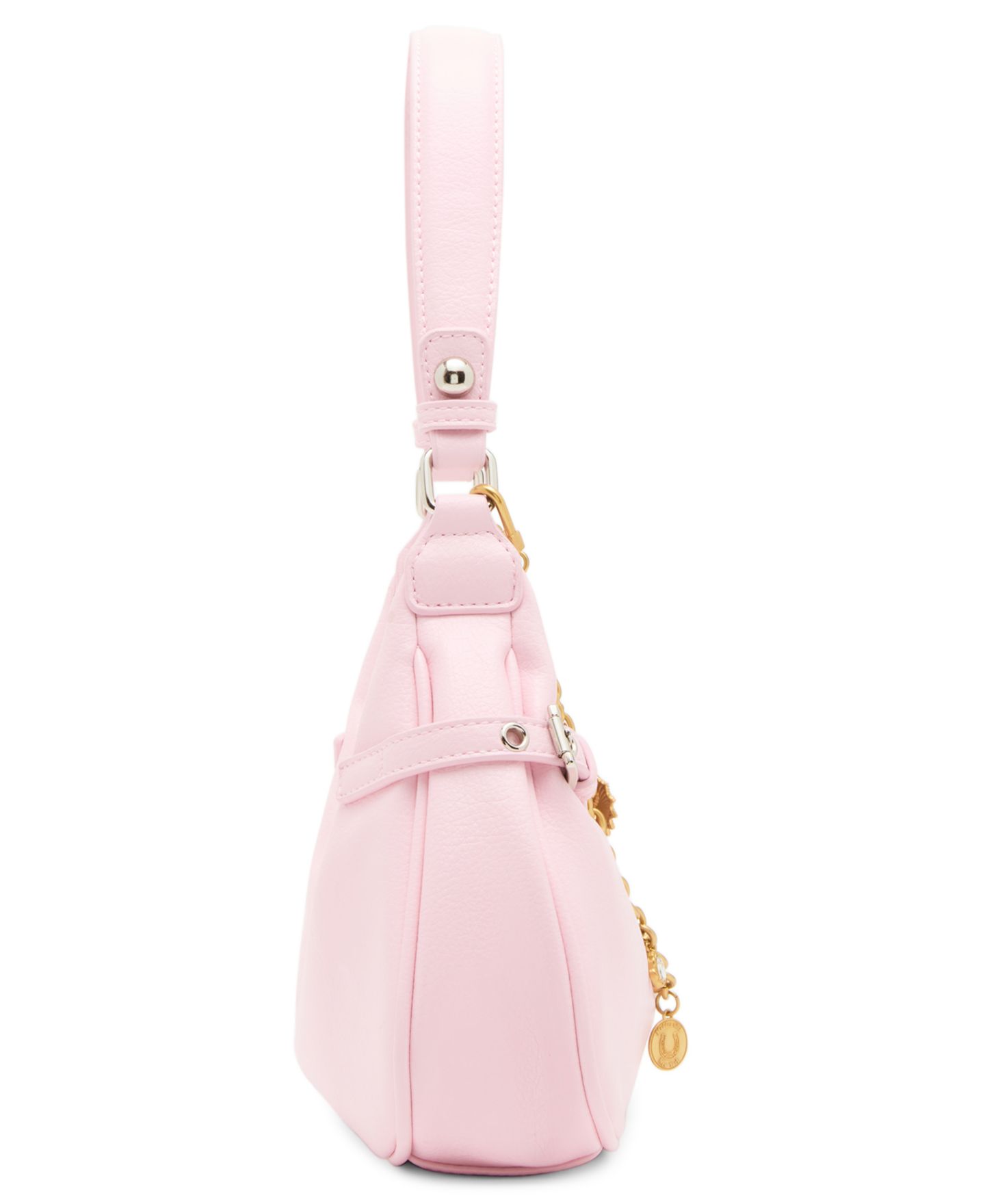 Женская сумка Madden Girl Medium Y2K Swag Chain Shoulder Handbag, цвет: Розовый — фото 5