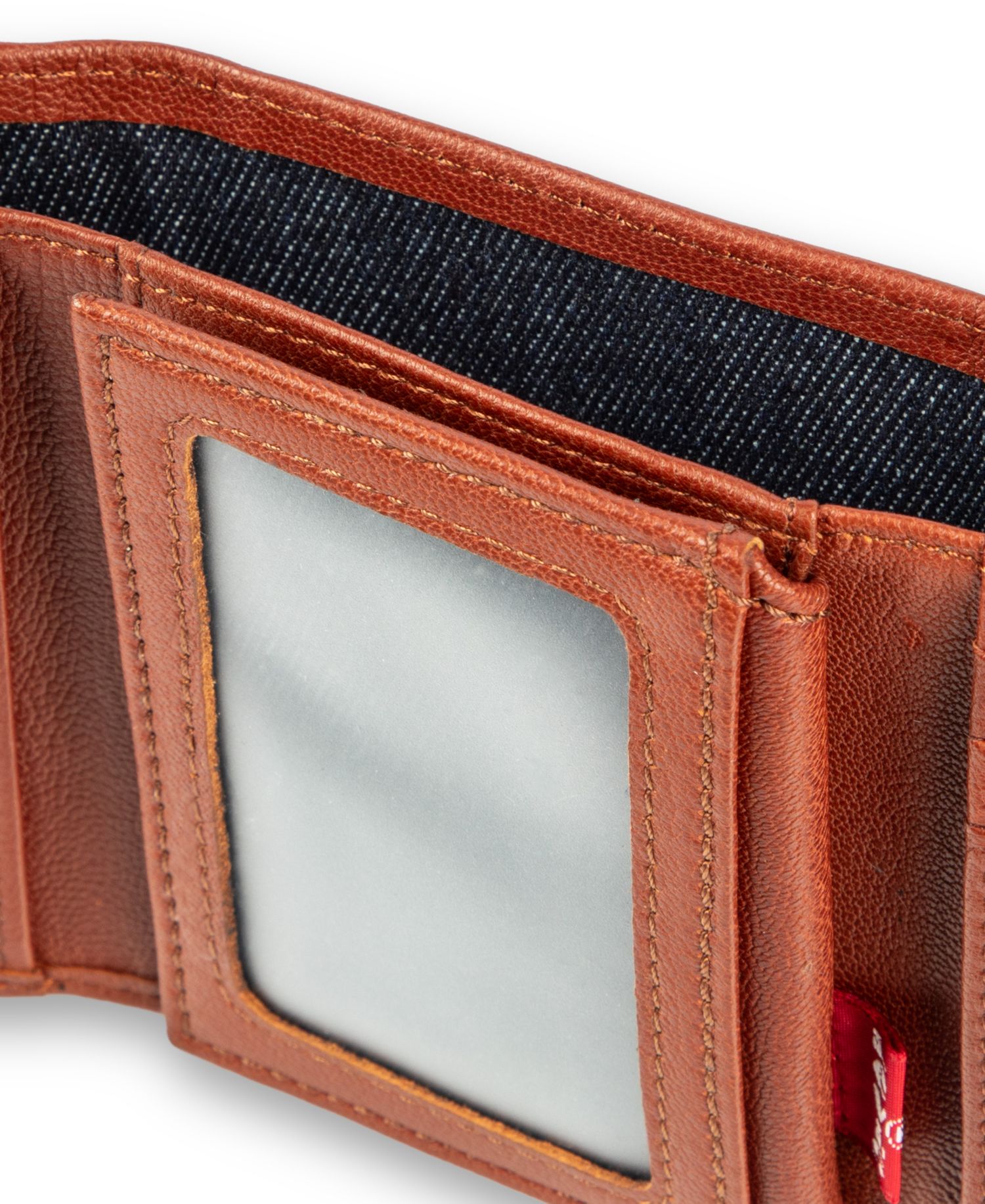 Men's RFID-Blocking Extra-Capacity Genuine Leather Trifold Wallet