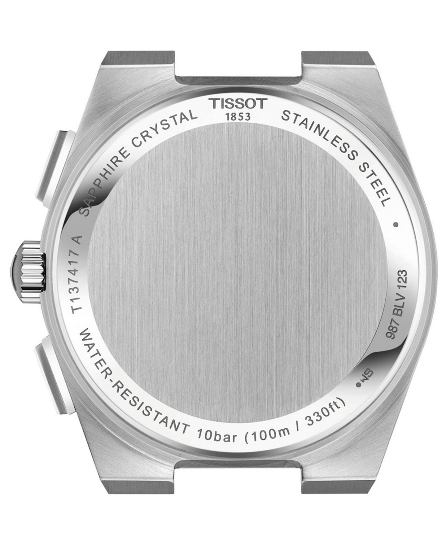 Мужские часы Tissot Quartz Chronograph PRX Silver Stainless Steel Watch 41mm — фото 2
