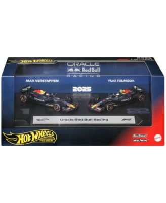 1:64 Scale Oracle Red Bull Racing Verstappen & Tsunoda Die-Cast Race Car, 2-Pack