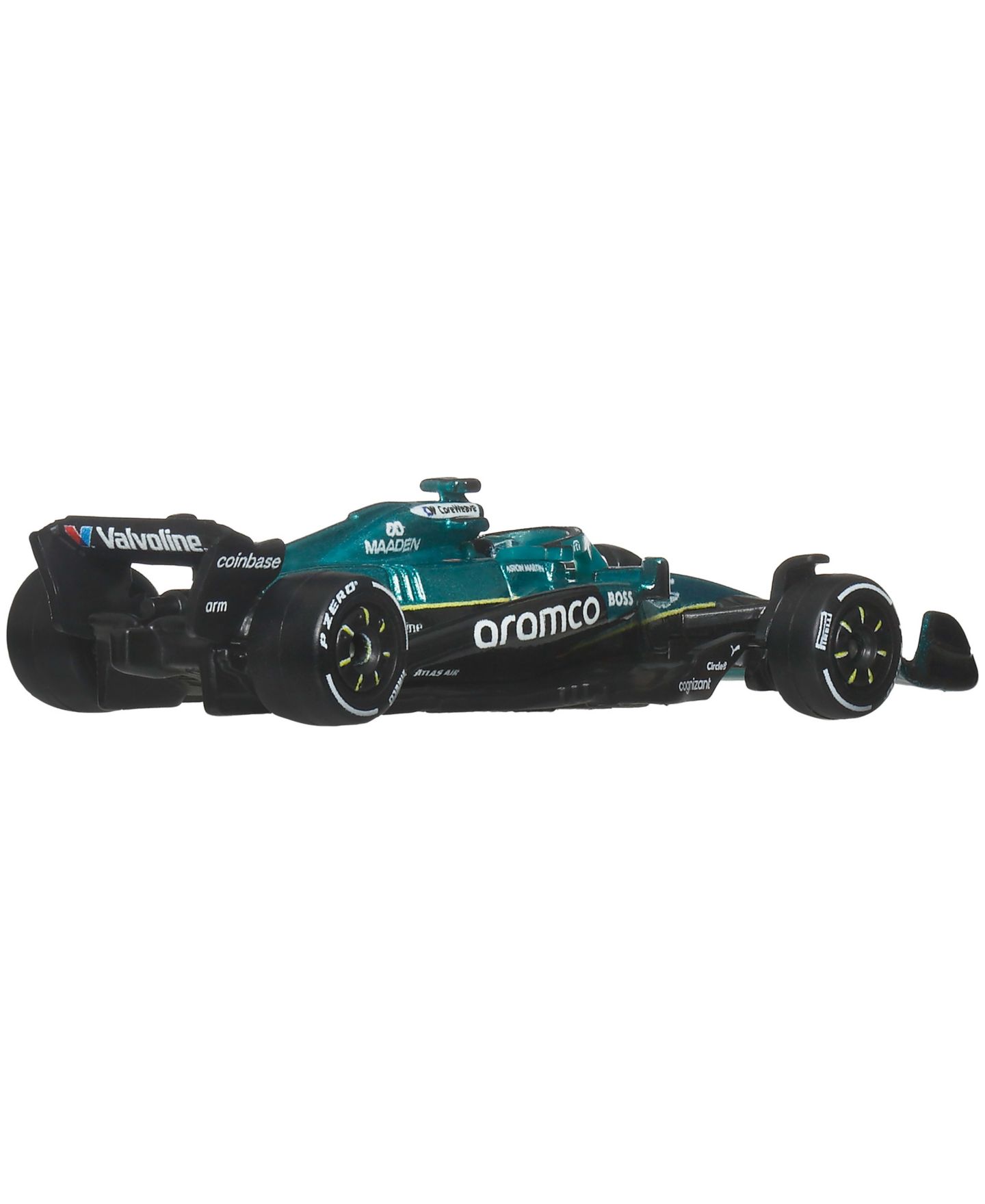 Набор Hot Wheels из 2 литых гоночных машин Aston Martin Aramco Formula One Premium, 1:64 — фото 4