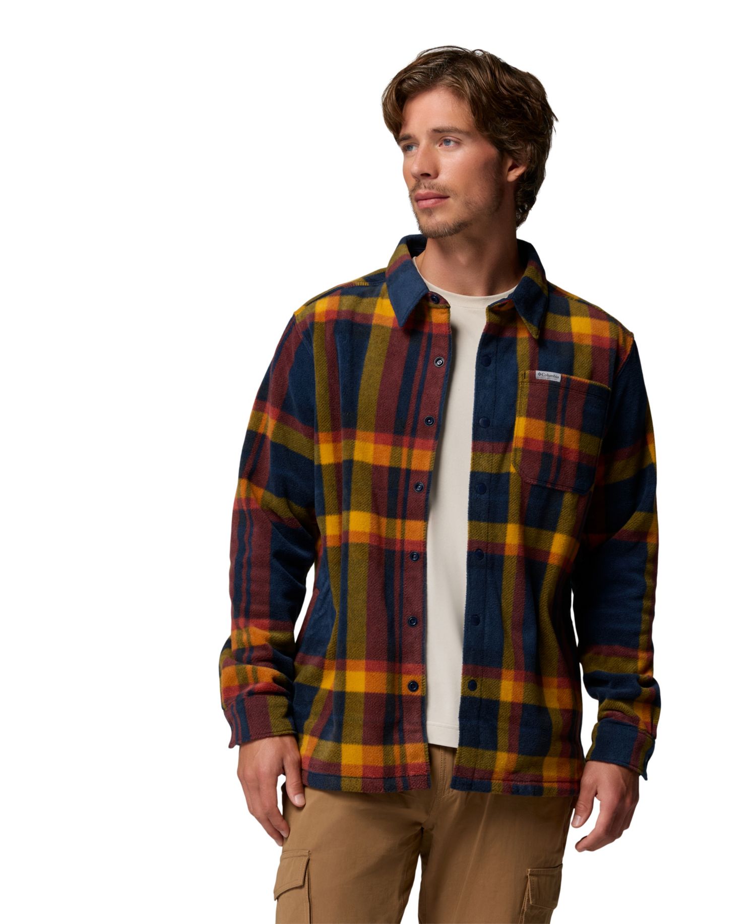 Men's Steens Mountain II Plaid Fleece Shirt Jacket