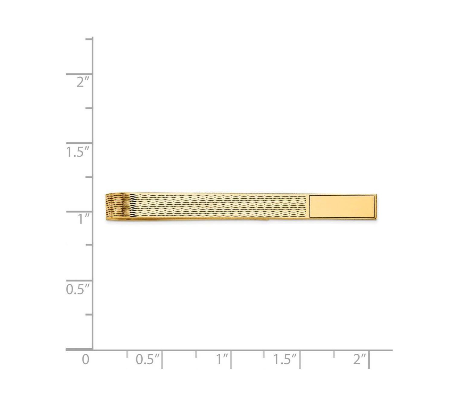 14k Yellow Gold Tie Bar