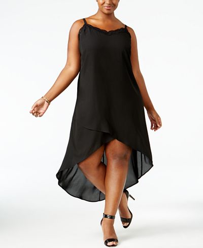 MBLM by Tess Holliday Trendy Plus Size High-Low Dress