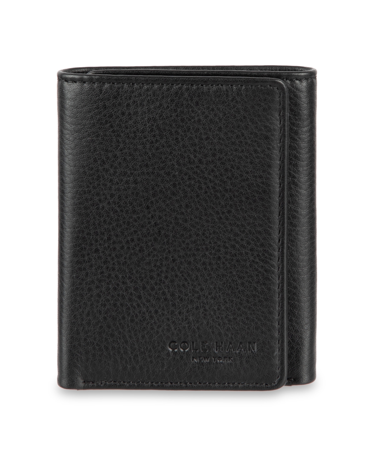 Cole Haan Men's Rfid Pebble-Grain Leather Trifold Wallet