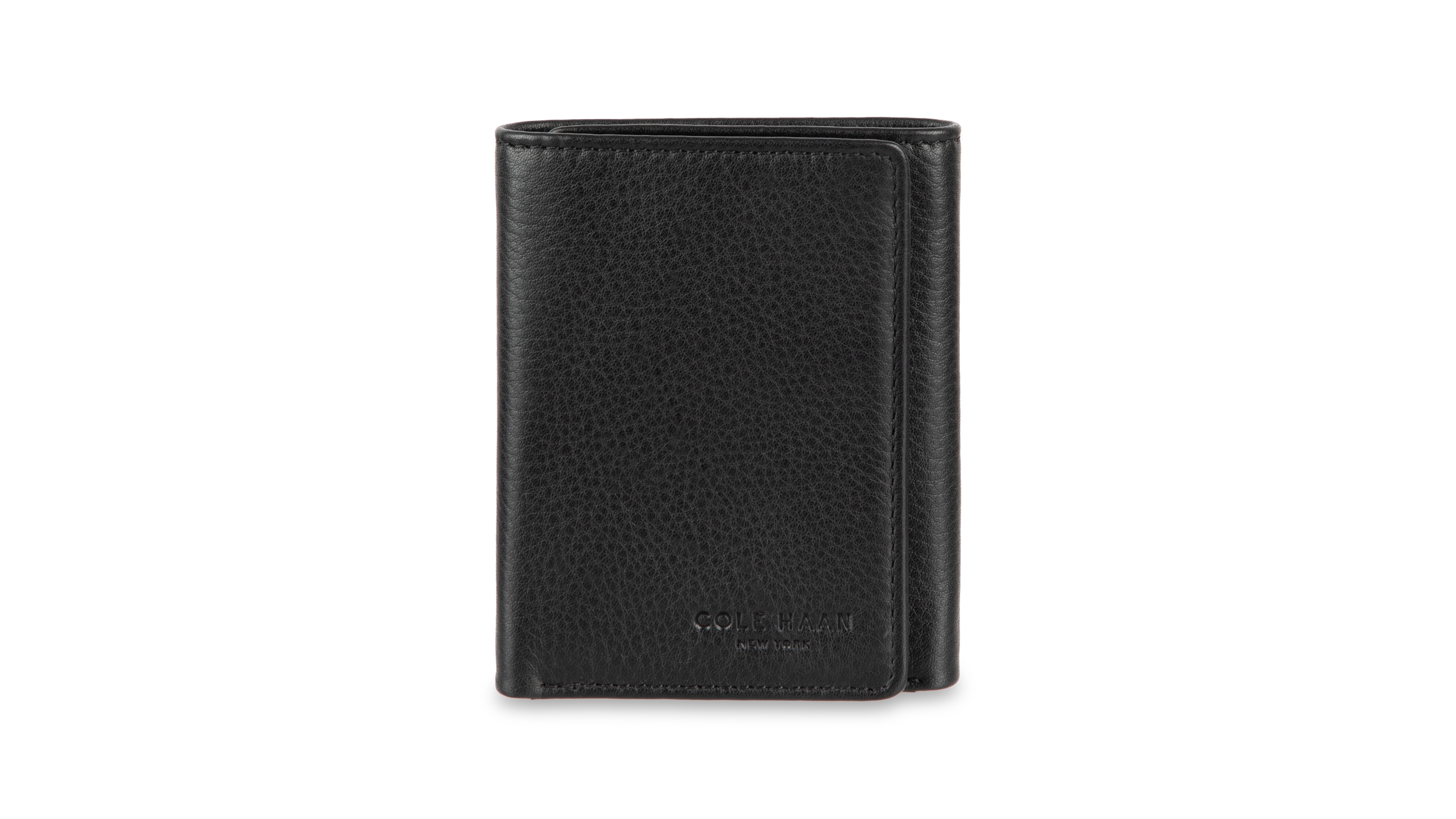 Cole Haan Men's Rfid Pebble-Grain Leather Trifold Wallet