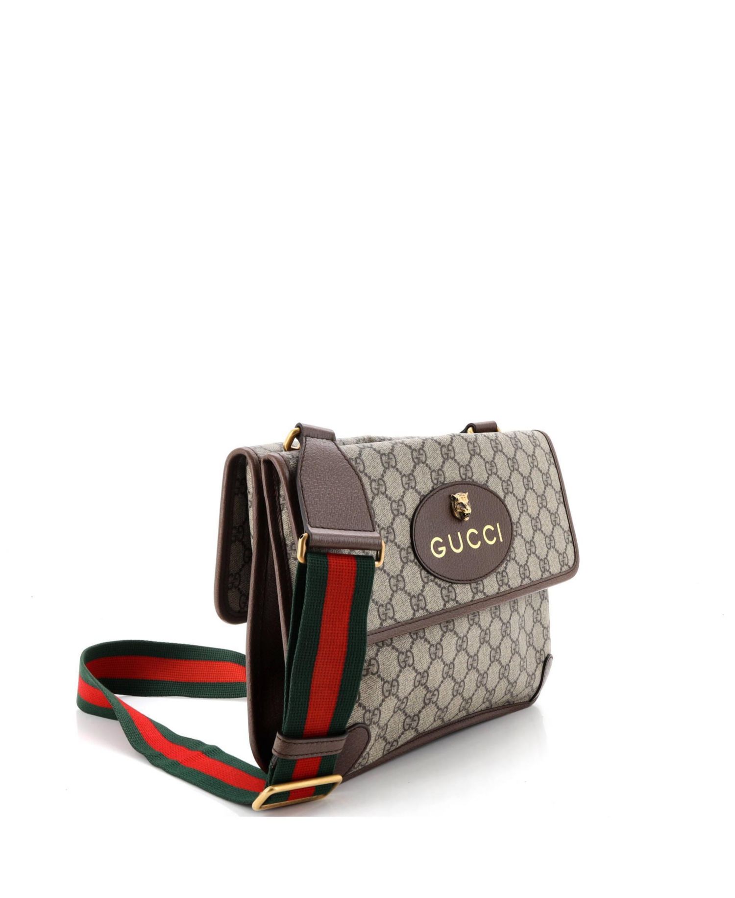 Medium Neo Vintage Flap Messenger GG Coated Canvas