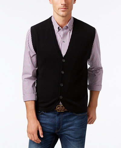 Cutter & Buck Men's Big & Tall Bosque Sweater-Vest