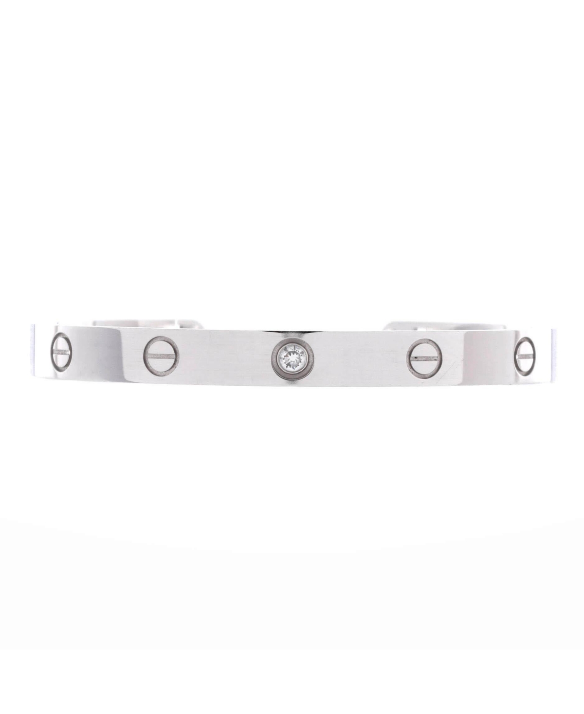Pre-Owned Cartier Love 1 Diamond Cuff Bracelet