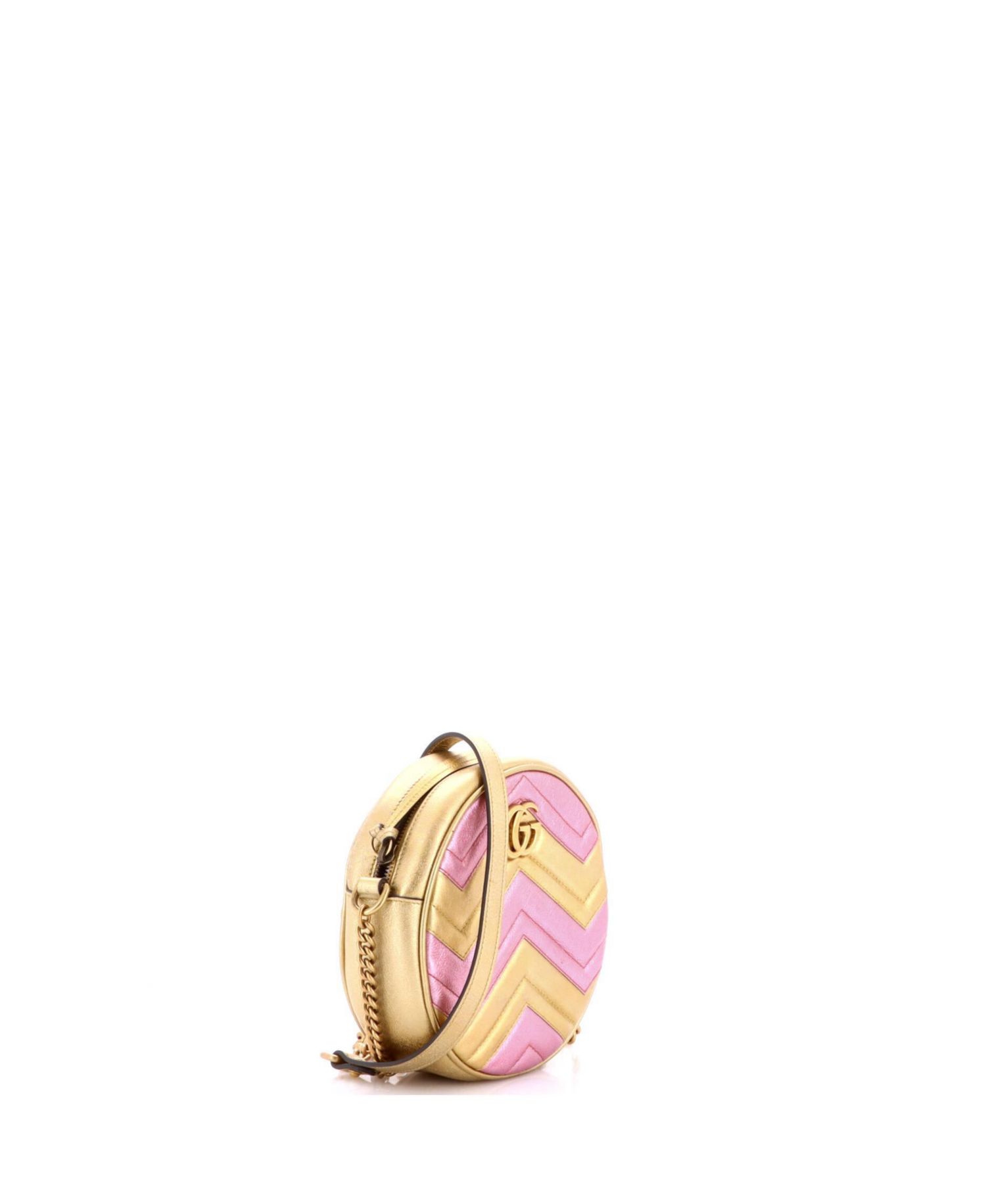 GG Marmont Mini Matelass&eacute; Leather Shoulder Bag