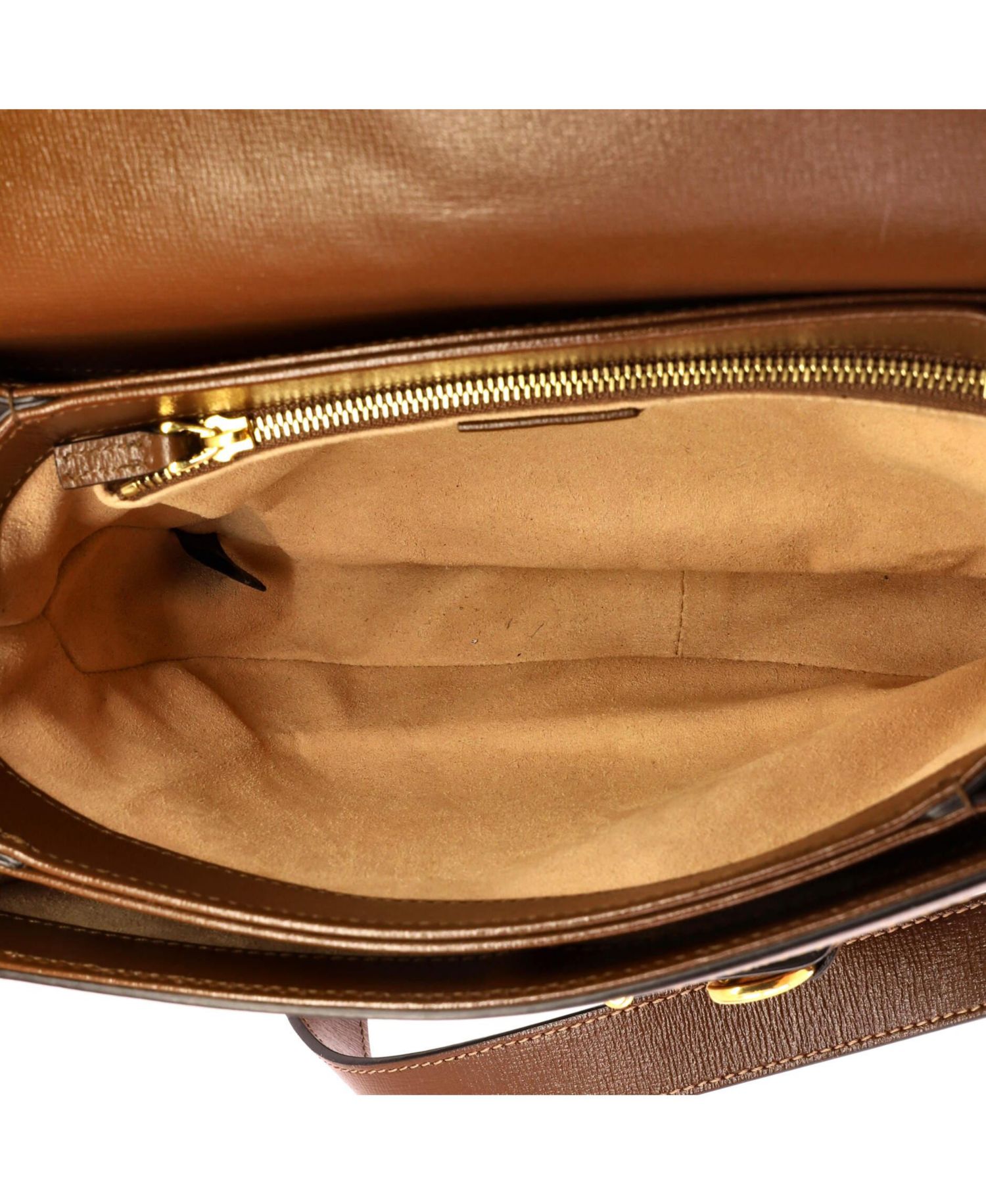 Small Horsebit 1955 Shoulder Bag GG Coated Canvas with Leather