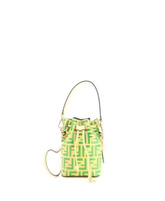 Mon Tresor Leather Mini Bucket Bag