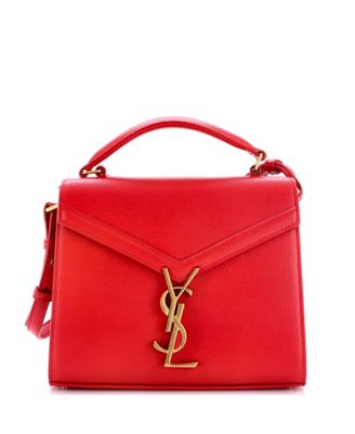 Mini Cassandra Top Handle Bag Leather