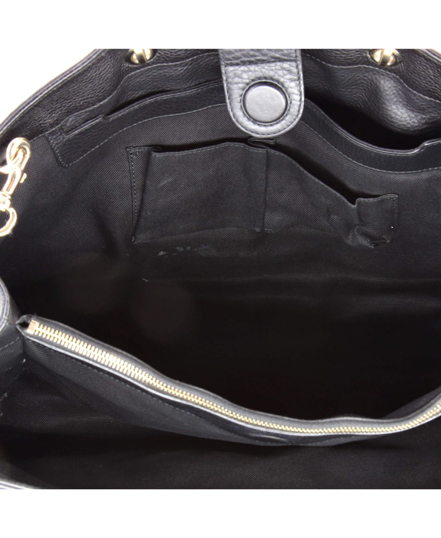 Large Bamboo Shopper Tote Leather