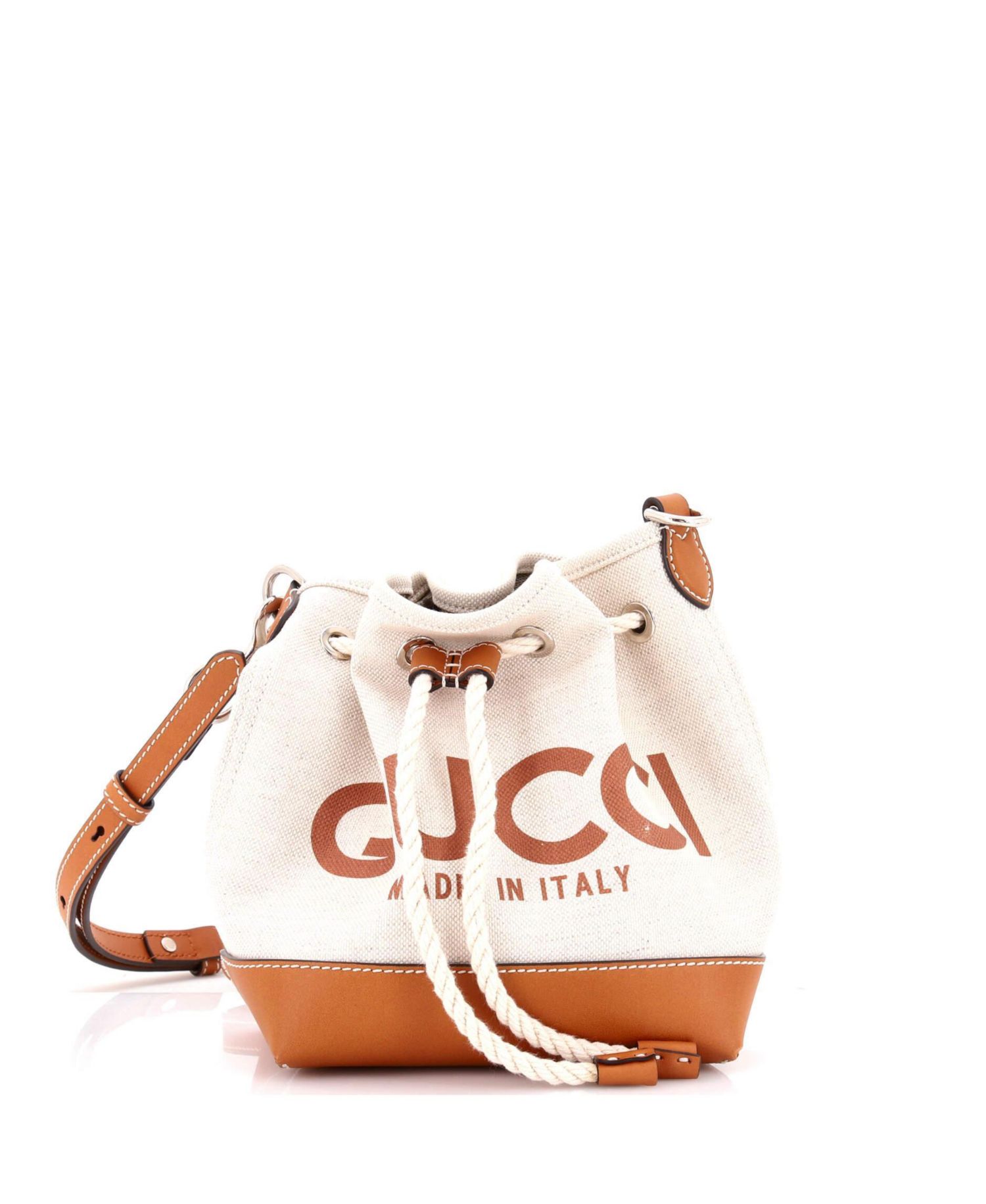 Crossbody Mini Logo Bucket Bag