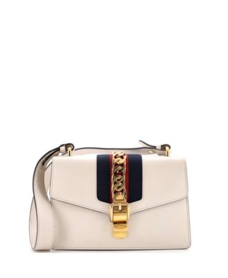 Small Leather Sylvie Shoulder Bag