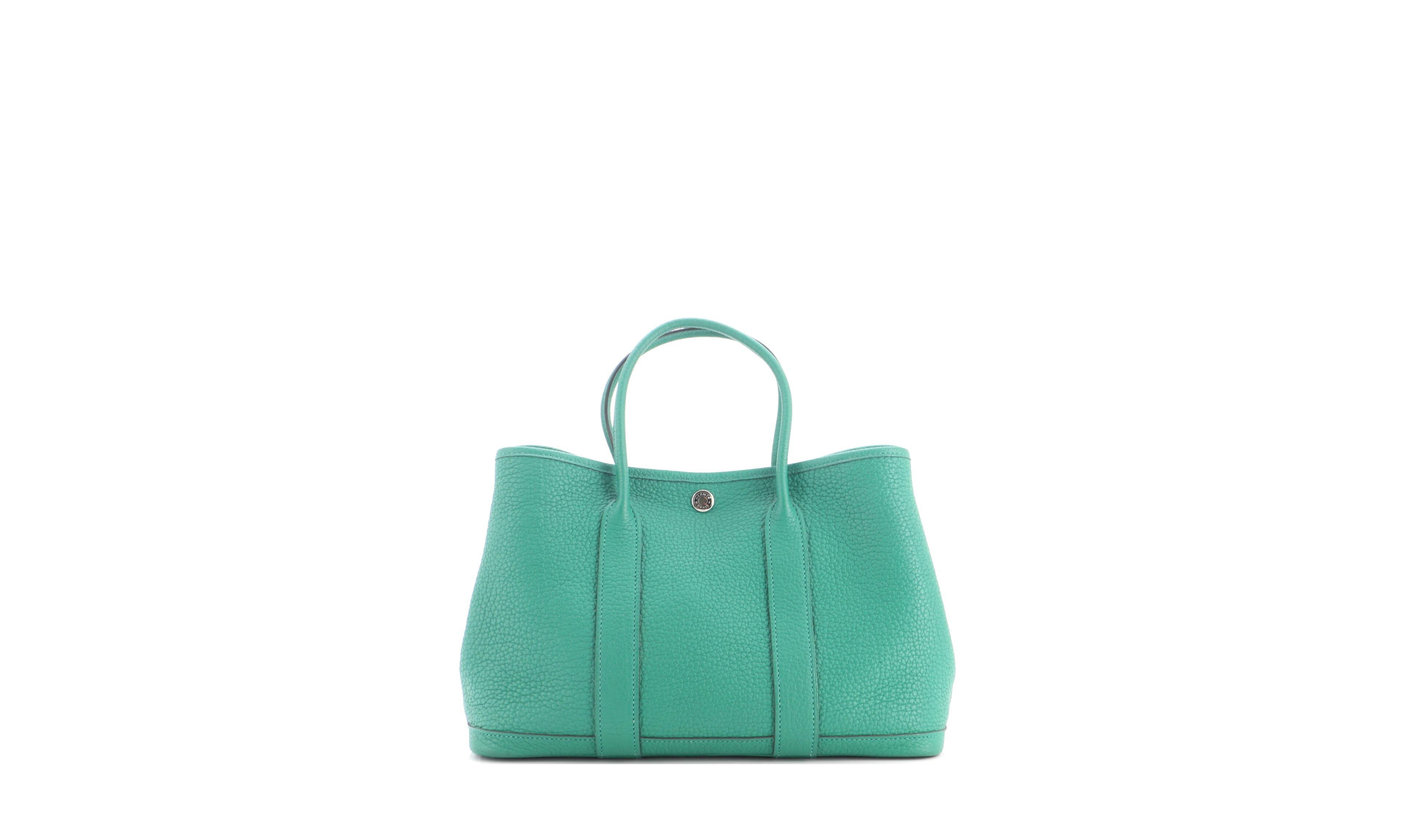Pre-Owned Hermes Garden Party Leather Tote